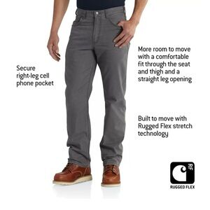 Carhartt Men's Rugged Flex
Rigby 5-Pocket Pants SIZE 38x32
